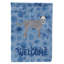 Caniche en polyester à 2 côtés 40 x 28 po standard welcome drapeau maison-957493076