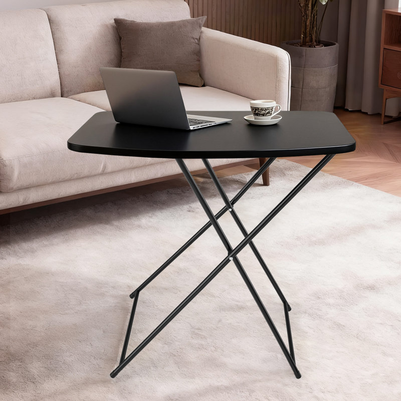 Table pliante réglable en hauteur portable, Noir