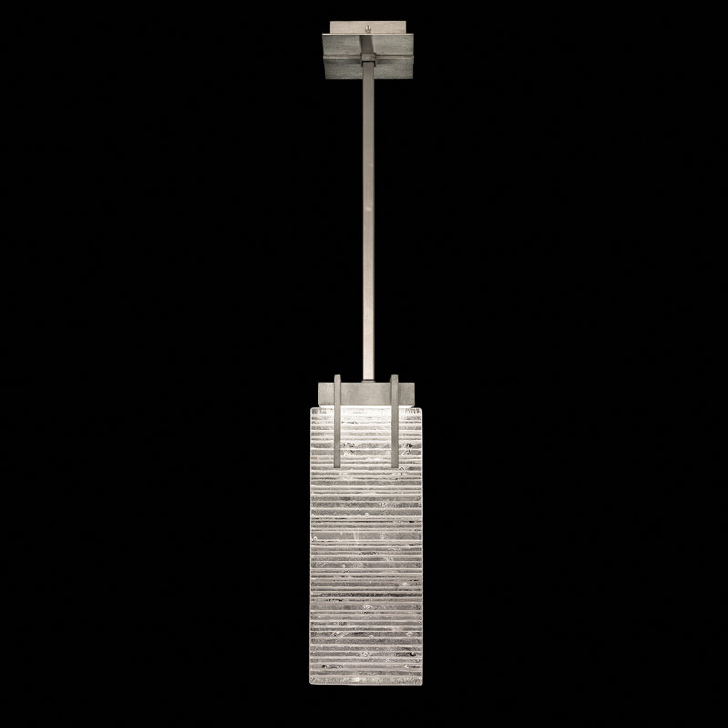 Terra 2 - Light LED Single Pendant, Silver, 21" H x 7.75" W x 7" D