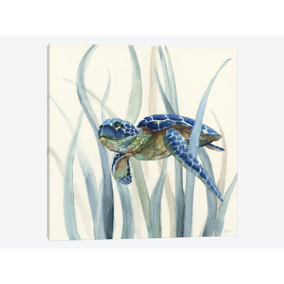 «Turtle in Seagrass II», reproduction sur toile