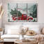 «Camion rouge de Noël», 3 pièces-49791792