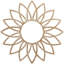 Médaillon de plafond en bois Daisy-59356293-59356315