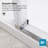 KW04 62 - 66 In. W X 76 In. H Single Sliding Frameless Shower Door With 3/8 In. Clear Glass-101548260