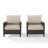 Mosca Wicker - Person Patio Conversation Sets with Cushions-49317798