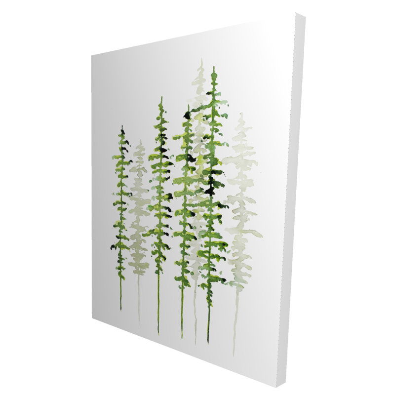 Slim Trees - Art mural sur toile scandinave pour la décoration intérieure