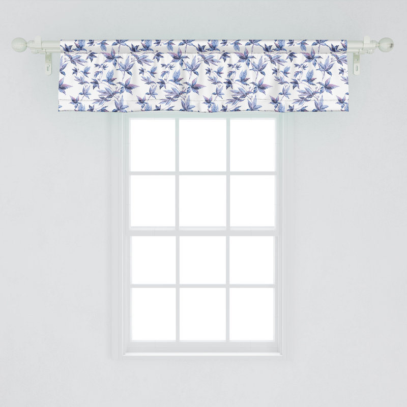 Ensemble de 2 cantonnières indigo Ambesonne, L 54 po x L 12 po