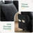 83" Sectional With Hidden Storage, Movable As Bed Or Extension, Side Pockets, Ergonomic , And Six Decorative Throw Pillows For Living Space L-Shaped In Black Storage Feature, Multiple Functions,-1163592273