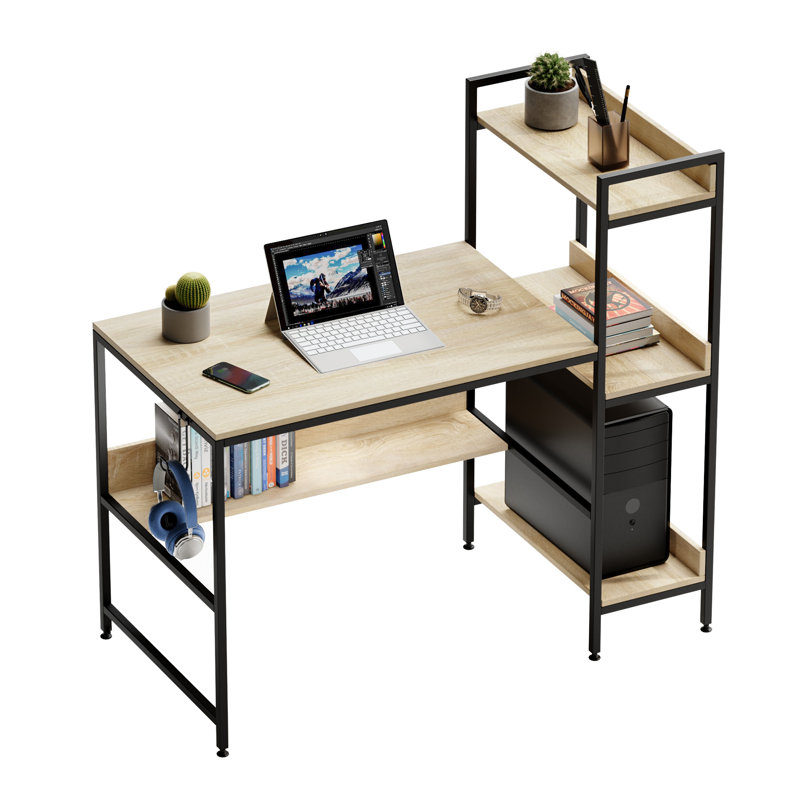 Bureau Amador, Chêne / Noir