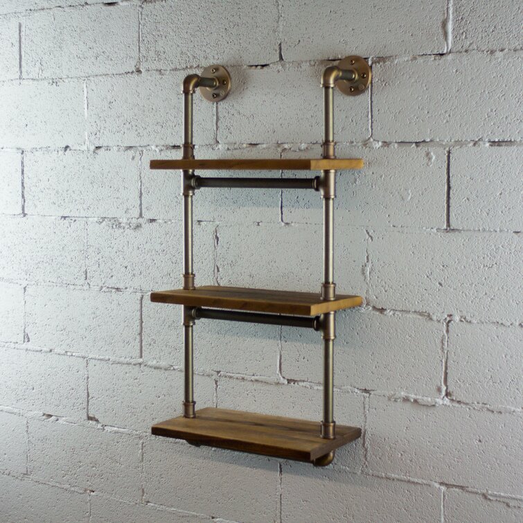 Benning 3 Piece Paulownia Tiered Shelf