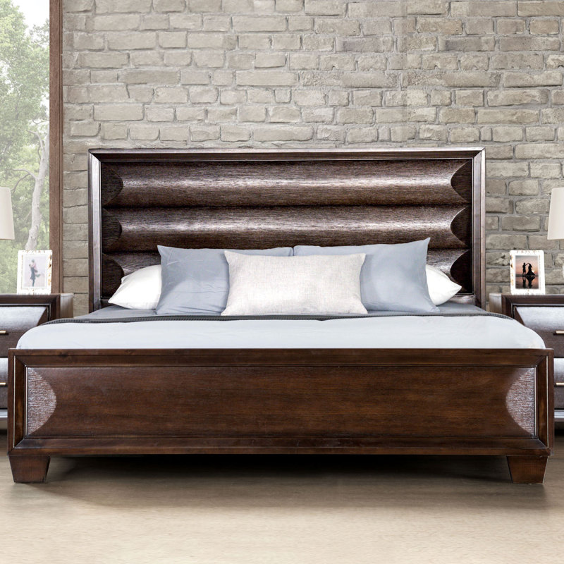 Brookline Bed, Brown, Queen