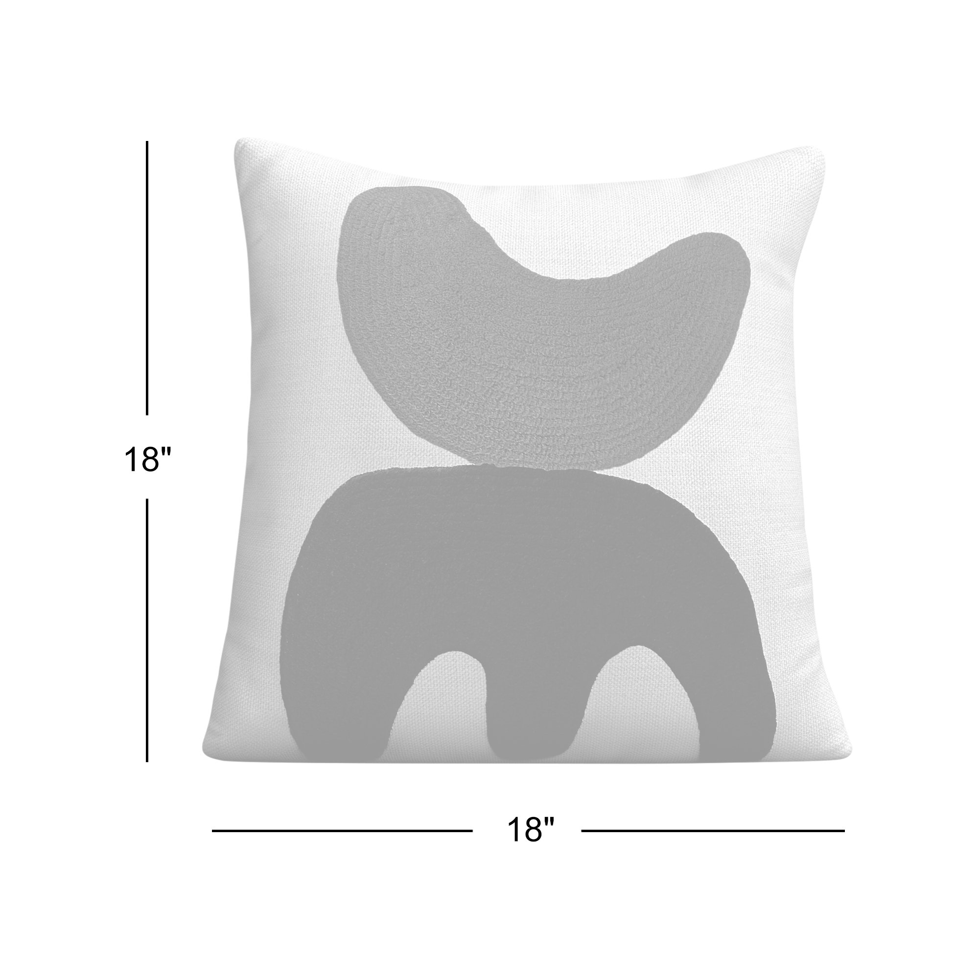 Jason Wu Adobe Pillow Cover & Insert, Pillow Cover Only - No Insert, 22" x 22"