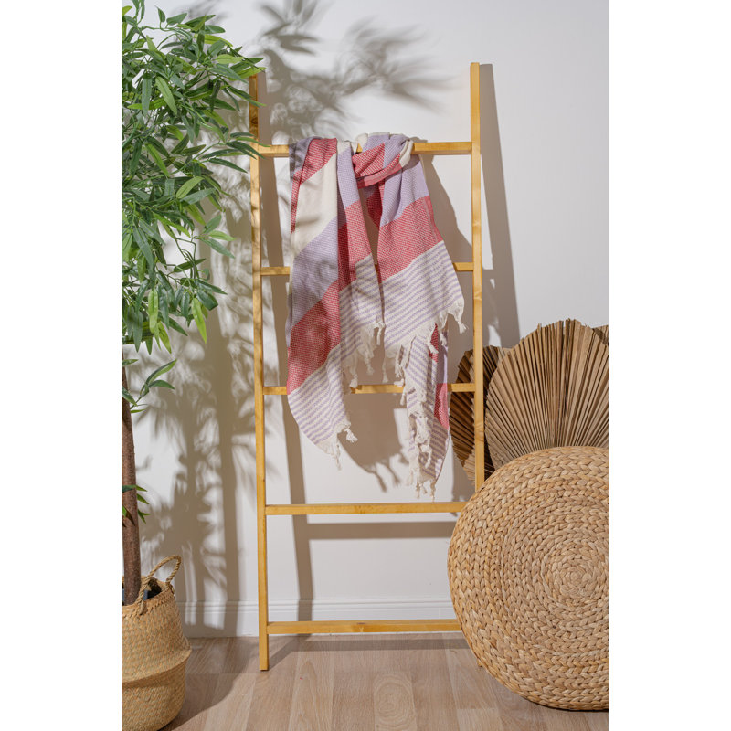 Luxueuse serviette de plage 100% coton Fouta, 39,4 po x 70,9 po | Doux et léger, 7,9 oz / pied carré | Idéal pour la plage, la piscine et le spa | Séchage rapide, entretien facile - lavage délicat à 104 ° F, séchage par culbutage à basse température