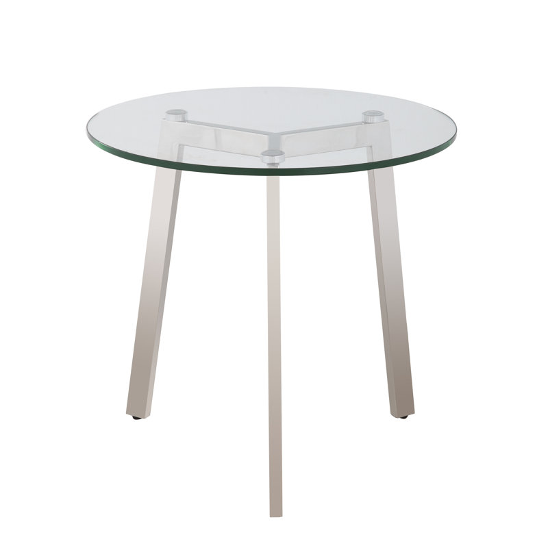 Montecello Glass Top End Table
