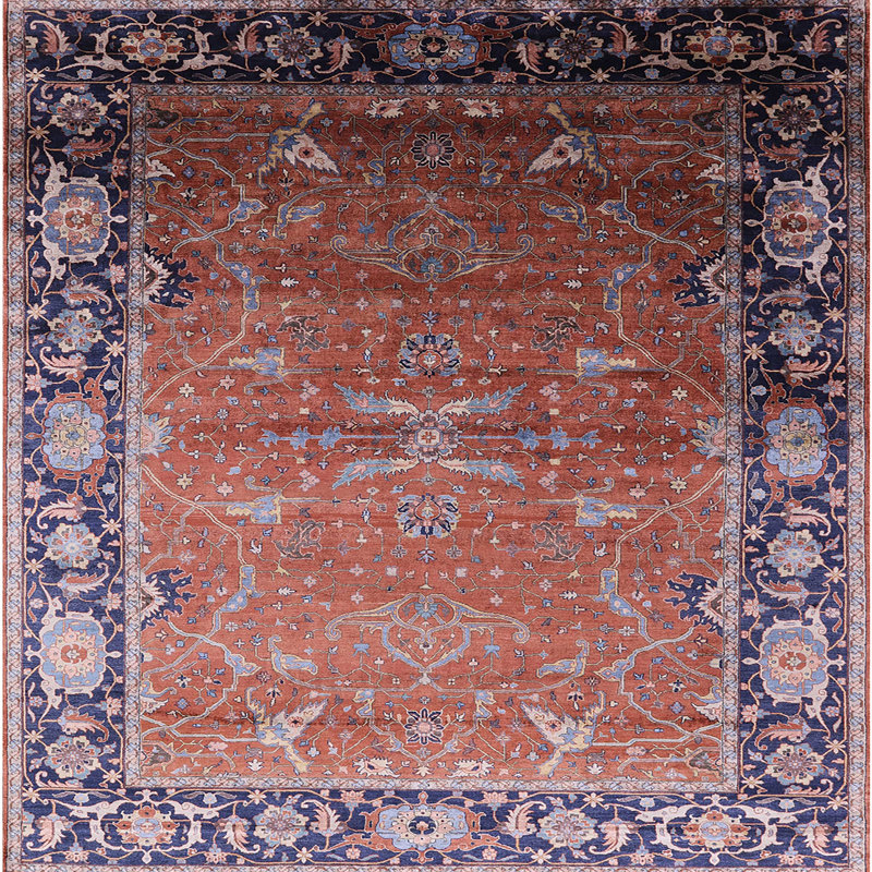 Oriental Indoor Rug, Square 4'