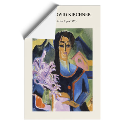 Sunday In The Alps by Ernst Ludwig Kirchner - No Frame Print