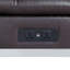 Padilla Brown Synthetic Leather Chaise Lounge W/Pillow & Usb