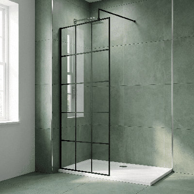 700 mm W Walk In Framed Wet Room Glass Screens