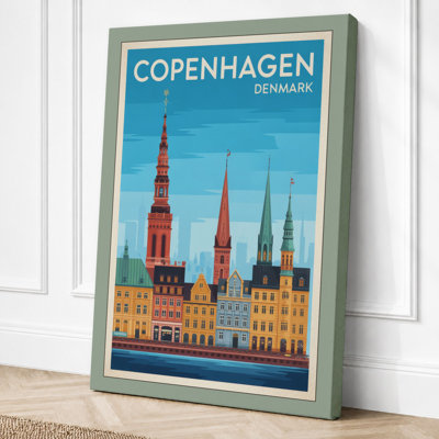 Postcard From Copenhagen Vintage - Print