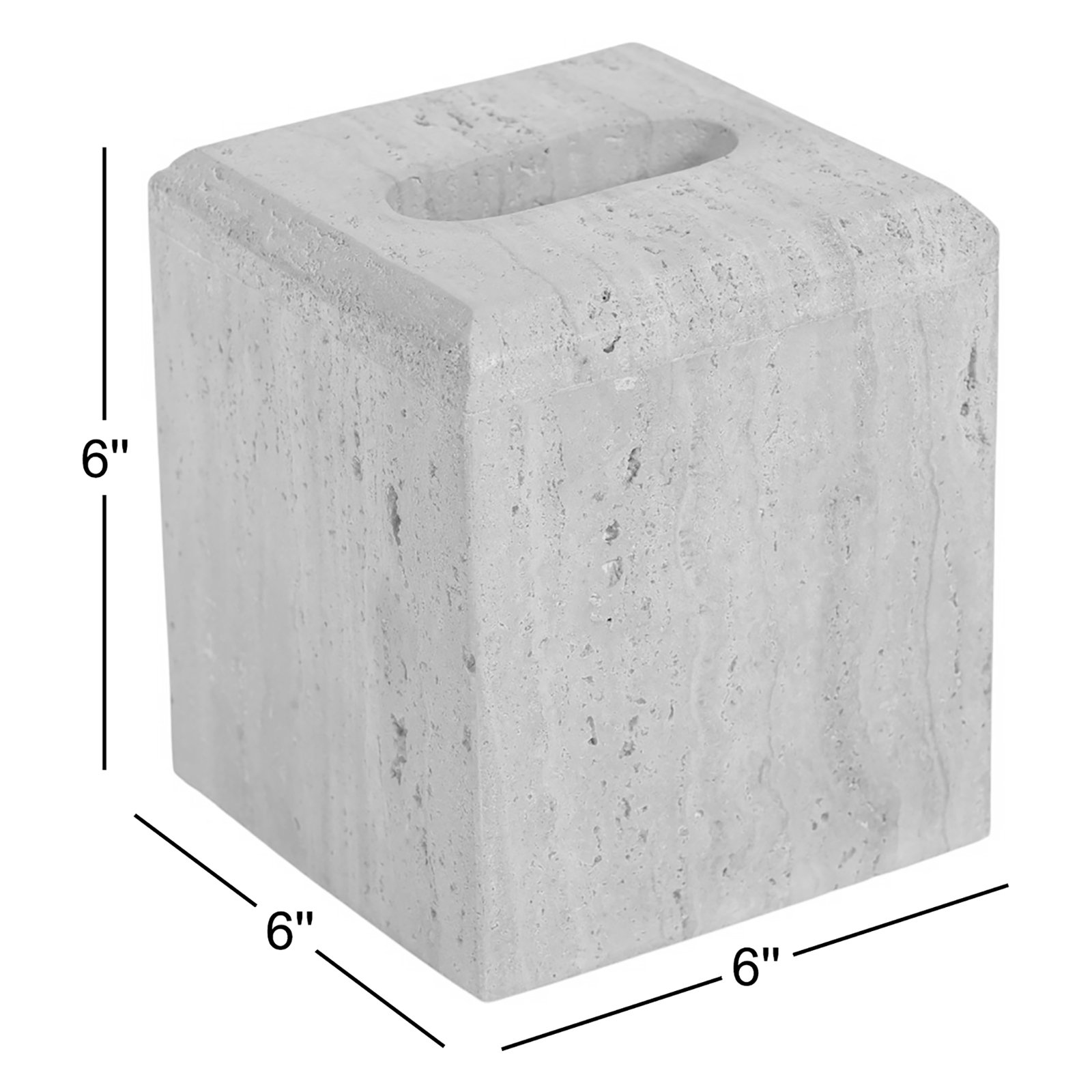 Austin Marble Tissue Box Cover