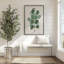 «Green Leaf Impressions I», reproduction sur toile-1845361908-1845361904