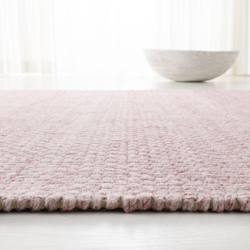 Tapis rose en laine tissé à la main Lauren Ralph Lauren Amalie, Rectangle de 5 pi x 8 pi