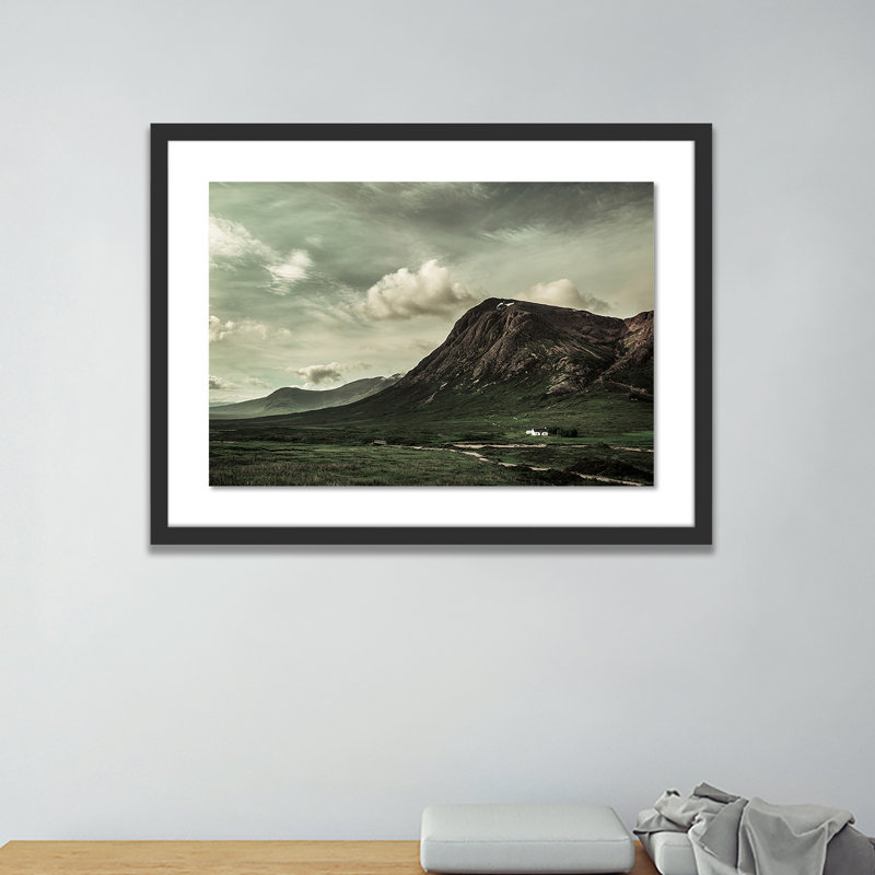 Scotland I Print by Joe Mania, Black, 30" H x 40" W x 2.5" D