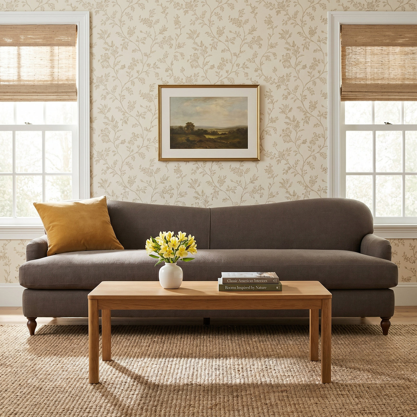 95" Linen Sofa, 76'