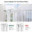 29.5-46" Wide Baby Gate 30" Tall Dual Lock Auto Close Safety Gates with Secure Indicator-95216474