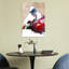 Art mural abstrait coloré vibrant-129149048