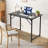  Computer Desk, 32 Inch Home Office Writing Desk With Metal Frame, For Home Office, Black-1435338085-1435338082