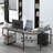 L-Shaped Metal Base Computer Desk-965506801-965506815