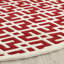 Chatham Hand Tufted Wool Red/Ivory Rug