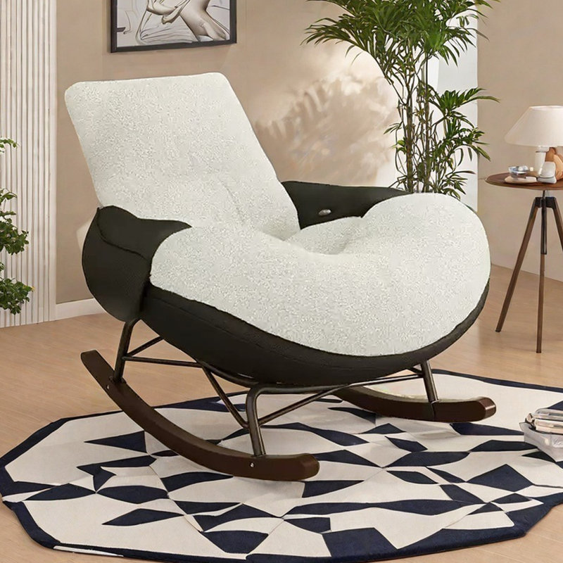 Chaise berçante ergonomique, Noir, noir, noir, noir, Noir, noir, noir, noir