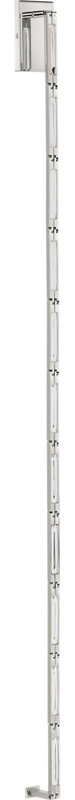 Catena Sconce, Polished Nickel, 3000, 59.2" H x 0.8" W x 0.9" D