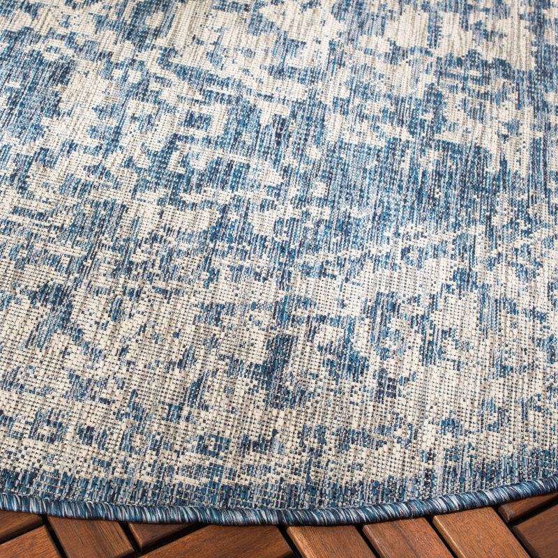Tapis d'intérieur / extérieur performance Amedee, Rond 6 pi 7 po