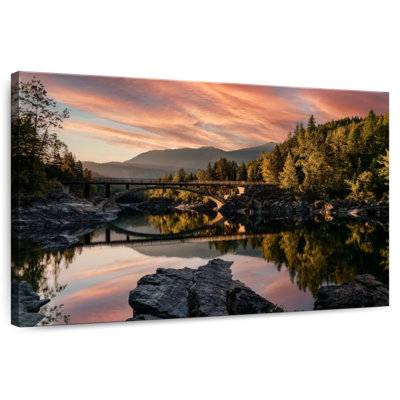 Alvord Belton Bridge At Sunrise