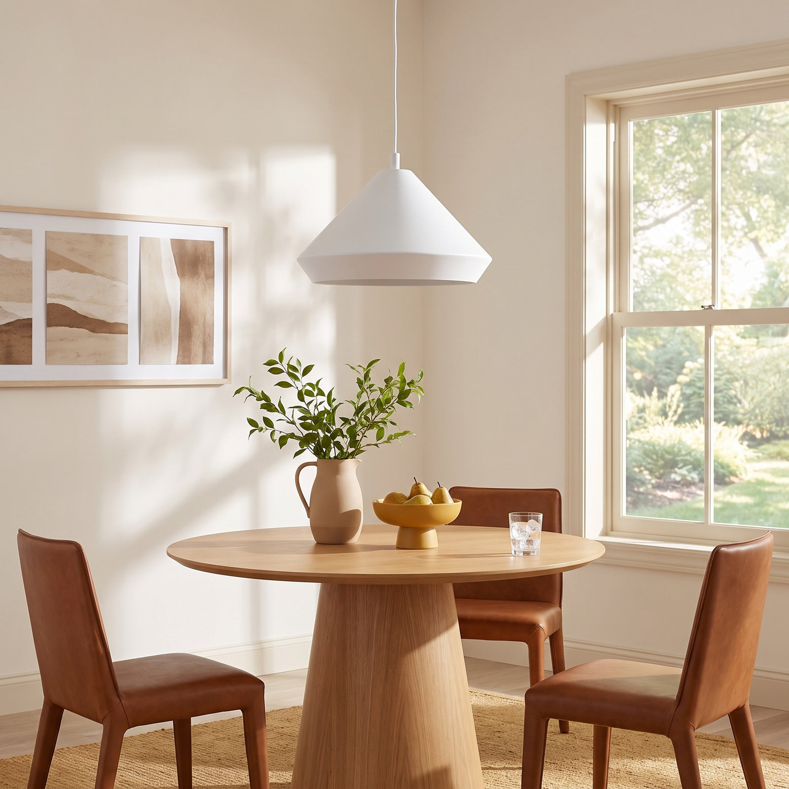 Bertie Single Light Metal Dimmable Pendant, 57.5" H x 10.25" W x 10.25" D