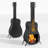 Guitar Shaped Fire Pit, Outdoor Wood-Burning Chiminea