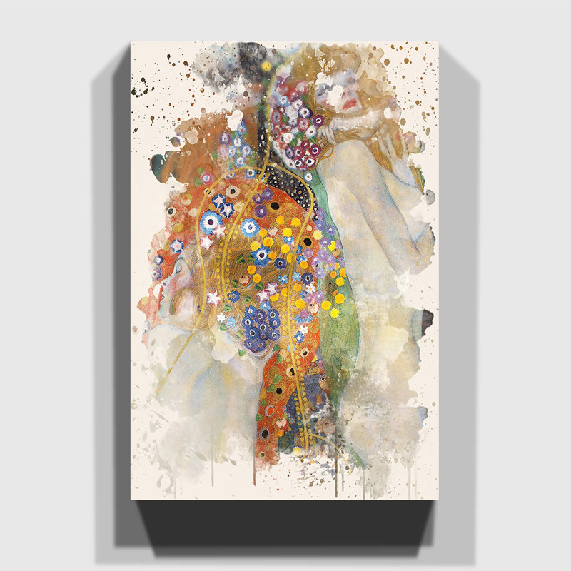 Gustav Klimt - Wrapped Canvas Painting, 76cm H x 50cm W