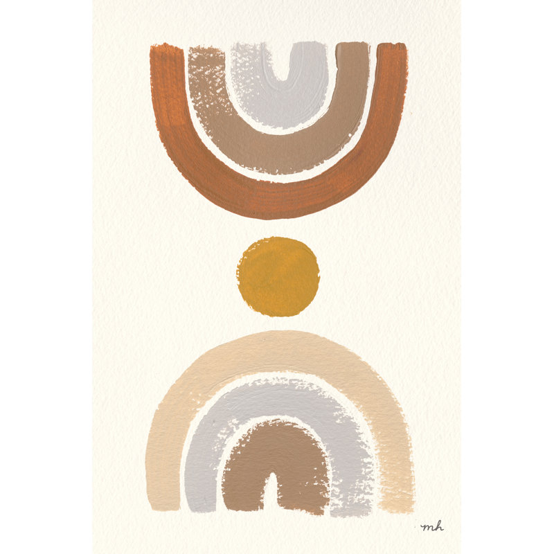Desert Rainbows I by Moira Hershey - Wrapped Canvas Painting, 30cm H x 20cm W