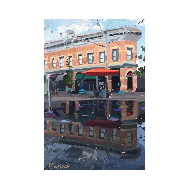 Downtown Fort Collins by Teddi Parker - Gallery-Wrapped Canvas Giclée on Canvas, 101.6 cm H x 66.04 cm W x 1.91 cm D, Canvas