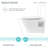Ivy II Wall-Hung Elongated Toilet Bowl