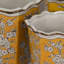 Ensemble de pots à fleurs en céramique en grès décoratif avec détails complexes faits à la main de Bethony-1578958903