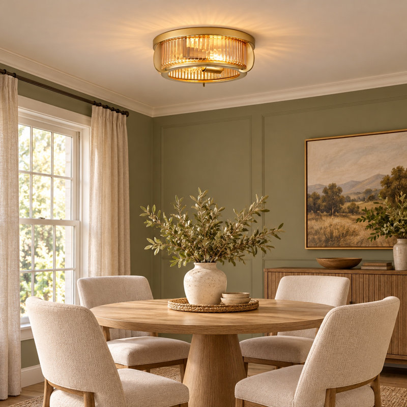 Glass Flush Mount