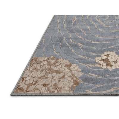 Tapis gris lavable à la machine
