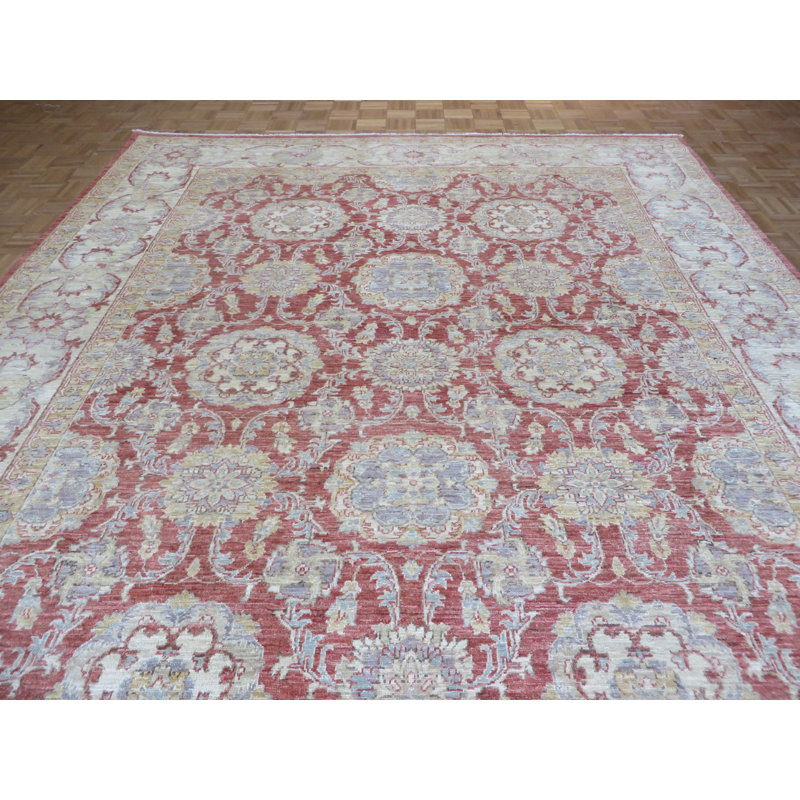 Beaumont One-of-a-Kind 8'11" X 12'2" Wool Area Rug in Rust Red