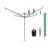 Brabantia Lift-O-Matic Rotary Clothes Line with Ground Spike