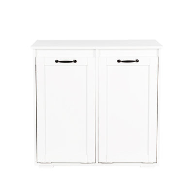 Laundry Cabinet ,With 2 Removable Liner Bags