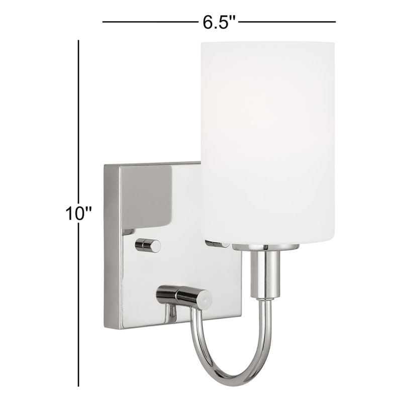One Light Wall / Bath Sconce, Chrome