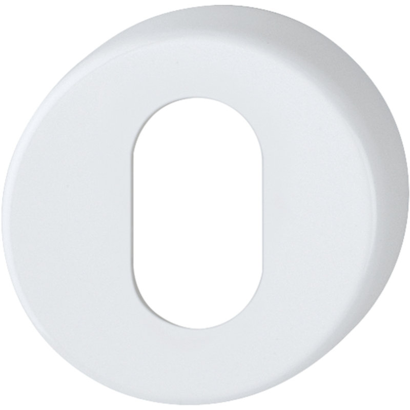 Amayrany Brescia Oval Profile Escutcheon (Pair), Diamond White